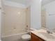 Standard bathroom features a tub with shower and a single vanity at 1130 Burland Cir, Winter Garden, FL 34787