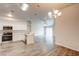 Modern kitchen with stainless steel appliances and convenient breakfast bar at 1373 Burnley Ct, Kissimmee, FL 34758