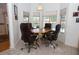 Breakfast nook with a pool view and lots of natural light at 1546 Royal Cir, Apopka, FL 32703