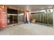 Covered patio area features brick walls and tile flooring at 2250 S Palmetto Ave # I-11, Daytona Beach, FL 32119