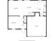 An open floor plan shows a living room, dining area, kitchen, bath, sitting room and garage at 253 Fiddlewood Ct, Davenport, FL 33837