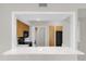 Kitchen with wood cabinets, stainless steel appliances, and a marble bar at 322 E Central Blvd # 614, Orlando, FL 32801