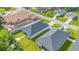 An aerial view of a residential home with well-maintained lawn and landscaping at 3507 W Jefferson St, Orlando, FL 32805