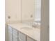 Bright bathroom vanity with a white countertop and mirror at 4167 Clifden Dr, Ormond Beach, FL 32174
