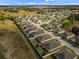 Aerial view of neighborhood showcases the community layout, and surrounding landscape at 540 Vitoria Rd, Davenport, FL 33837