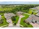 Stunning aerial view showcases lush landscaping, brick driveways, and well-maintained homes in a desirable neighborhood at 748 Duff Dr, Winter Garden, FL 34787