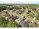 Expansive aerial view of a Gathering-friendly neighborhood with well-maintained homes and lush green landscaping at 8852 Fort Jefferson Blvd, Orlando, FL 32822