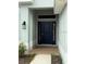 Stylish entryway showcasing a modern front door with sidelights, enhancing natural light and curb appeal at 1168 Citrus Landings Blvd, Davenport, FL 33837
