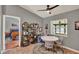Bright dining area with a round table, chairs, and a view to the outside at 1709 Kinsman Way, Lakeland, FL 33809