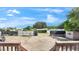 Spacious fenced backyard featuring a shed and ample parking area at 4051 Crofford Ave, Haines City, FL 33844