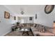 Cozy living room featuring a large sectional sofa and light-colored walls at 4051 Crofford Ave, Haines City, FL 33844