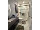 Modern bathroom with a glass shower and updated vanity at 740 Naples Dr, Orlando, FL 32804