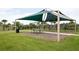 Shaded picnic area with a green canopy at 840 Teton St, Haines City, FL 33844