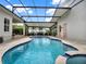 Enjoy the Florida lifestyle with this screened-in pool, spa, and patio area at 8665 Pinter St, Orlando, FL 32827
