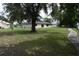 Spacious backyard with a large tree providing shade at 910 Amy Ridge Ct, Kissimmee, FL 34747