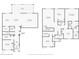 Detailed floor plan showcasing layout of first and second floors, including room dimensions at 944 Benjamin Trl, Davenport, FL 33837