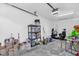Spacious garage with ample storage space, shelves, and room for parking at 9440 Myrtle Creek Ln # 1003, Orlando, FL 32832