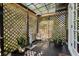 Outdoor patio with lattice fencing, providing a cozy and private space at 110 N Brown Ave, Orlando, FL 32801