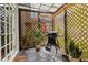 Enclosed patio area with a grill, perfect for outdoor cooking and entertaining at 110 N Brown Ave, Orlando, FL 32801