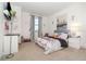 Bright bedroom with carpeted floor, window, and playful decor at 13556 Abberwick Dr, Orlando, FL 32832