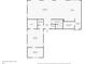 Detailed floor plan showcasing the layout of the living room, kitchen, bedroom, and bathroom at 14124 Eliot Ave, Orlando, FL 32827