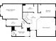 Second floor plan including a primary bedroom, walk-in closet, and a hall with stairs at 1461 Travertine Ter, Sanford, FL 32771