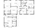 Detailed floor plan showing layout of kitchen, living room, bedrooms, and other rooms at 215 Rydalmont Rd, Winter Haven, FL 33884