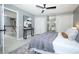 Bedroom with multiple closets, bathroom access, and modern decor at 2304 Harding Cir, Deltona, FL 32738