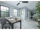 Well-lit home office with a large window and stylish decor at 2304 Harding Cir, Deltona, FL 32738