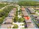 A beautiful home from above, surrounded by trees in a community that features private backyard swimming pools at 2515 Dharma Cir, Kissimmee, FL 34746