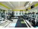 Well-lit gym featuring modern equipment, including treadmills, weights, and plenty of open space at 2515 Dharma Cir, Kissimmee, FL 34746