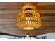 Eclectic light fixture illuminates the dining area at 2630 S Tanner Rd, Orlando, FL 32820