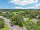 Aerial view showcases the property's lush surroundings and convenient location near schools and community features at 302 E Oakland Ave, Oakland, FL 34760