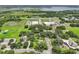 A vibrant neighborhood featuring a lush green landscape and a mix of commercial and residential properties at 302 E Oakland Ave, Oakland, FL 34760