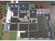 Detailed floor plan showcasing the layout, including multiple rooms, bathrooms, and a well-defined living space at 302 E Oakland Ave, Oakland, FL 34760