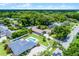 Aerial view of the property showcasing the backyard pool and surrounding neighborhood at 3601 S Summerlin Ave, Orlando, FL 32806