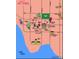 Downtown Mount Dora map showcasing shops, restaurants, and attractions at 410 Winter Bliss Ln, Mount Dora, FL 32757