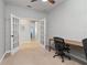 Versatile office space features double doors, perfect for work or study at 410 Winter Bliss Ln, Mount Dora, FL 32757