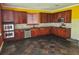 Modern kitchen featuring stainless steel appliances and generous counter space at 438 Janice Kay Pl, Kissimmee, FL 34744