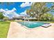 Backyard featuring a pool with a concrete patio at 614 Mockingbird Ln, Altamonte Springs, FL 32714