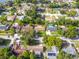 Aerial view of a residential neighborhood showcasing tree-lined streets and well-kept homes at 7022 Talbot Dr, Orlando, FL 32819