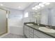 Bathroom boasts double sinks, a garden tub, and a glass-enclosed shower at 906 Highland Crest Cir, Lake Wales, FL 33853
