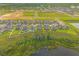 Exceptional aerial view of a community featuring verdant green spaces, serene ponds, and stylish single-Gathering homes, some with pools at 9535 Beautiful Way, Winter Garden, FL 34787