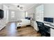 Comfortable bedroom with a ceiling fan, ample natural light, and space for a work desk near the window at 10319 Lavande Dr, Orlando, FL 32836