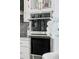 Modern stainless steel built-in oven and microwave combination with upper cabinets at 12468 Koshiba Aly, Orlando, FL 32827