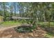 Backyard water feature with lush landscaping, providing a private retreat at 15888 Ne 152Nd Ave, Fort Mc Coy, FL 32134