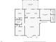 Detailed floor plan showcasing a home with an open-concept kitchen, dining room, living room, screened patio, bedrooms, and bathrooms at 253 Churchill Ct, Kissimmee, FL 34758