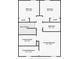 Upstairs floor plan highlighting the primary bedroom suite, additional bedrooms, and shared bathroom at 3099 Ella Way, St Cloud, FL 34771
