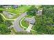 Charming single-story home featuring a manicured lawn and a circular driveway at 400 Timbercreek N Dr, Winter Garden, FL 34787