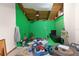 Bonus room featuring wood beam ceiling and a green screen on the back wall at 5310 Pebble Beach Dr # F, Orlando, FL 32811
